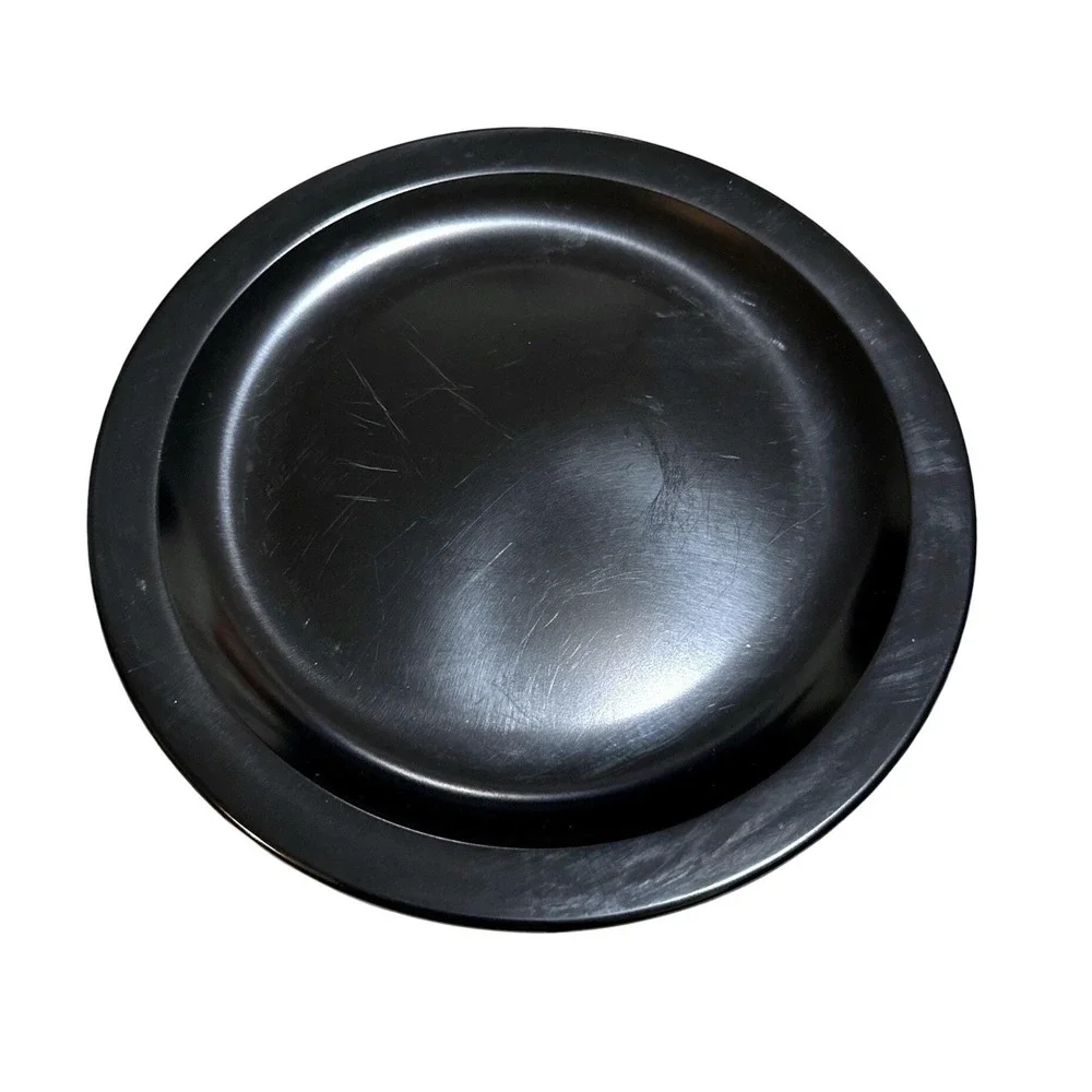 Vintage‎ Texas Ware Black Melamine Dinner Plate 10 Inch MCM Melmac USA 118